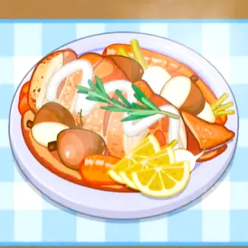 Pan Fried Chicken With Vegetables icon