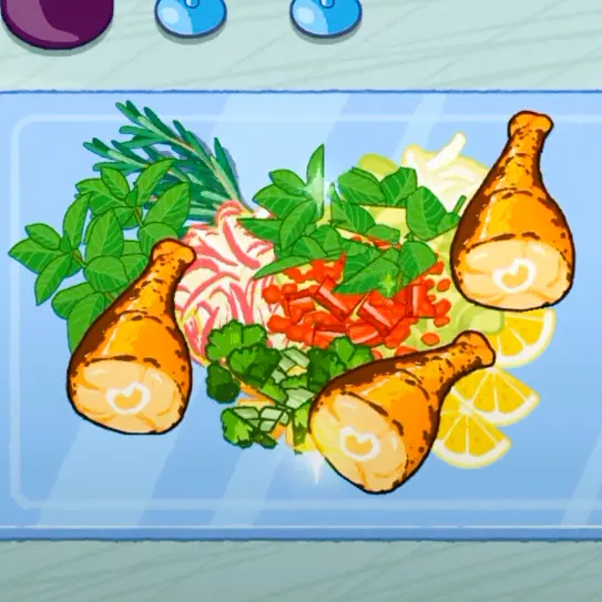 Cookingdom Level 55: Jamaican Pineapple Jerk Chicken Walkthrough